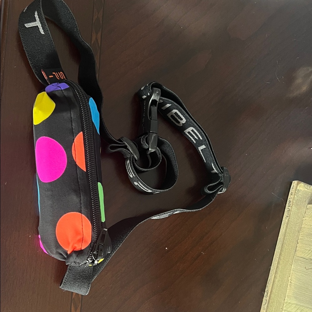 Spibelt Black Belt Bag with Colorful Accents